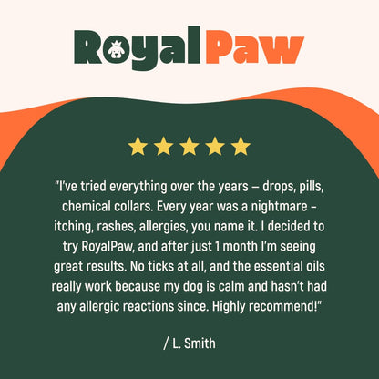 RoyalPaw™ – Anti Parasite Pendant (100% Natural)